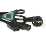 Intronics 230V split cable schuko male - 2 x C13230V split cable schuko male - 2 x C13 (AK5055)